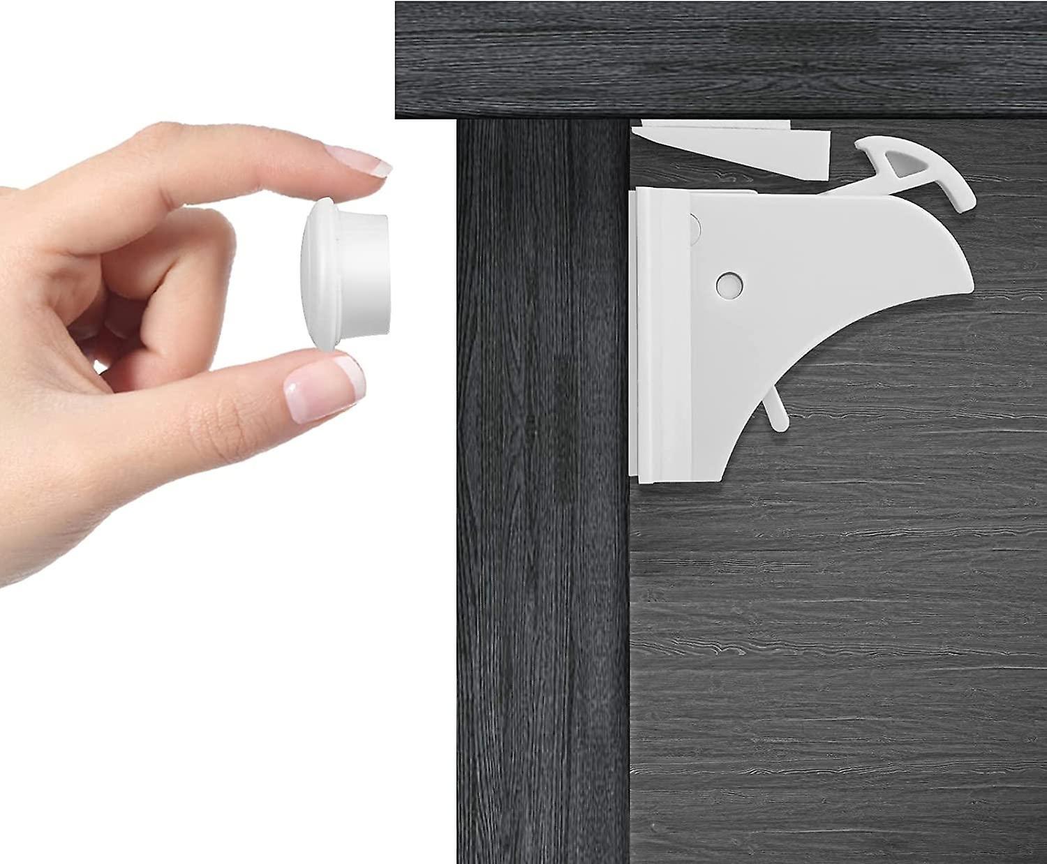 Baby Safety Cupboard Door Stopper (8 Locks + 2 Keys), Drawer Blocks Child Safety Baby Locks Latches 