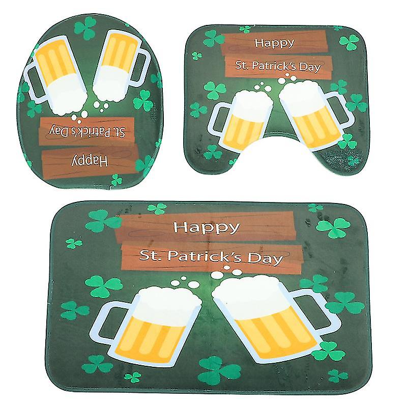 3pcs Toilet Seat Cover Set