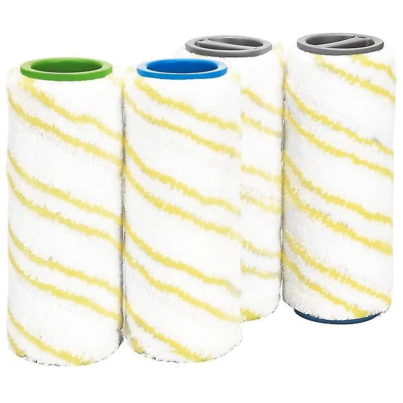 4 Pieces Set of Rollers for Karcher FC5 FC7 FC3 FC3D Electric Floor Cleaner Replacement Rollers~20534