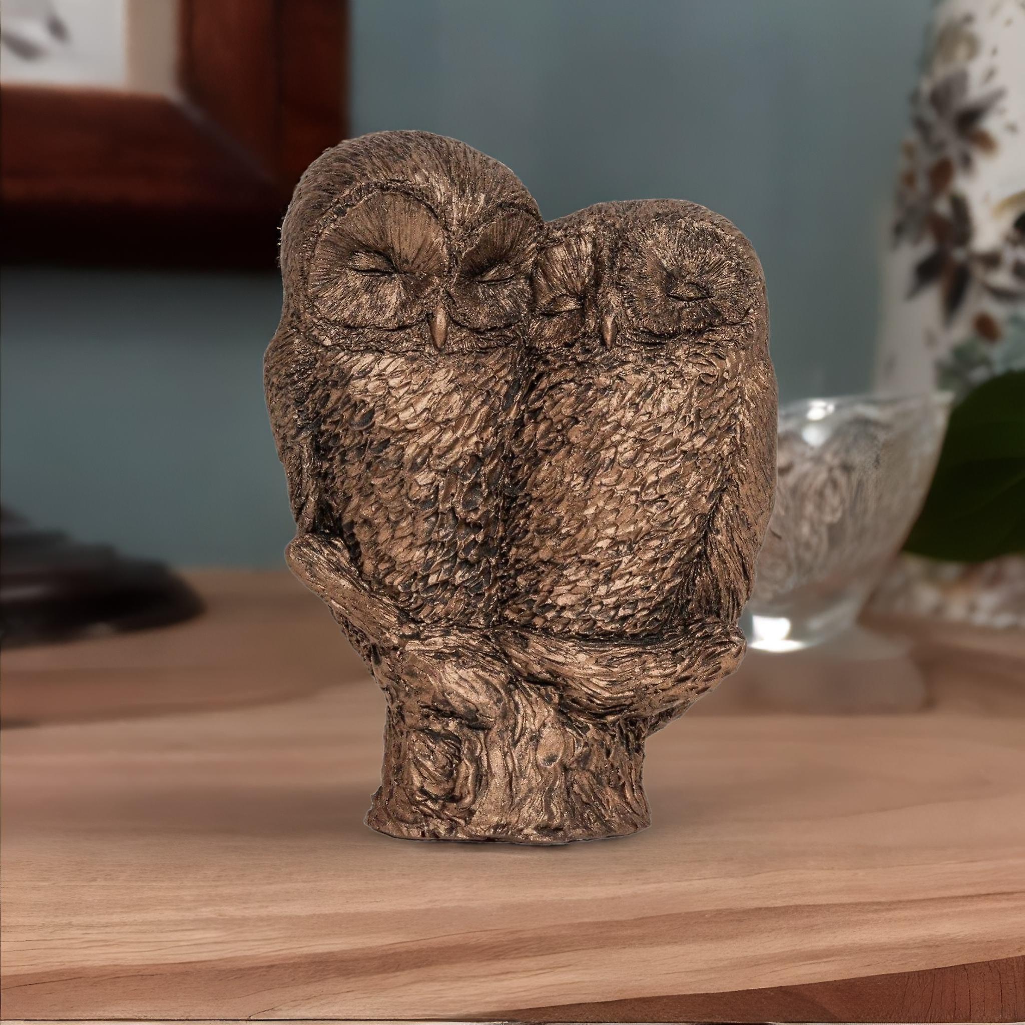 Young Owls Medium Sculptures & Statues