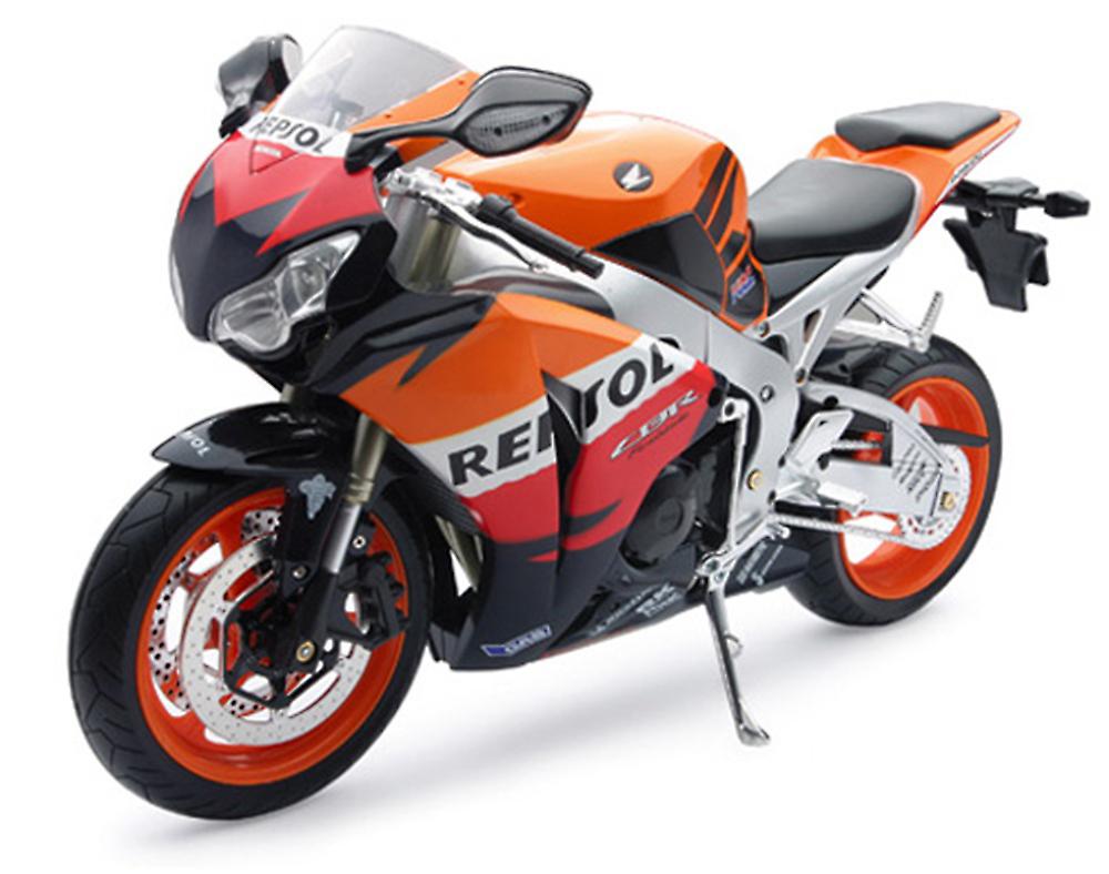 新雷 49073 1:6 适合本田 CBR1000RR (雷普索尔) 街头自行车压铸 ATV 玩具 (橙色)