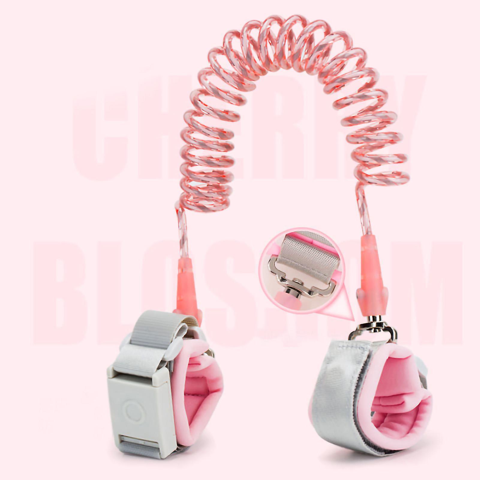 Toddler Wrist Leash Reflective Breathable Prevent Lost 360 Degree Rotating Kids Safety Leash with Induction Lock