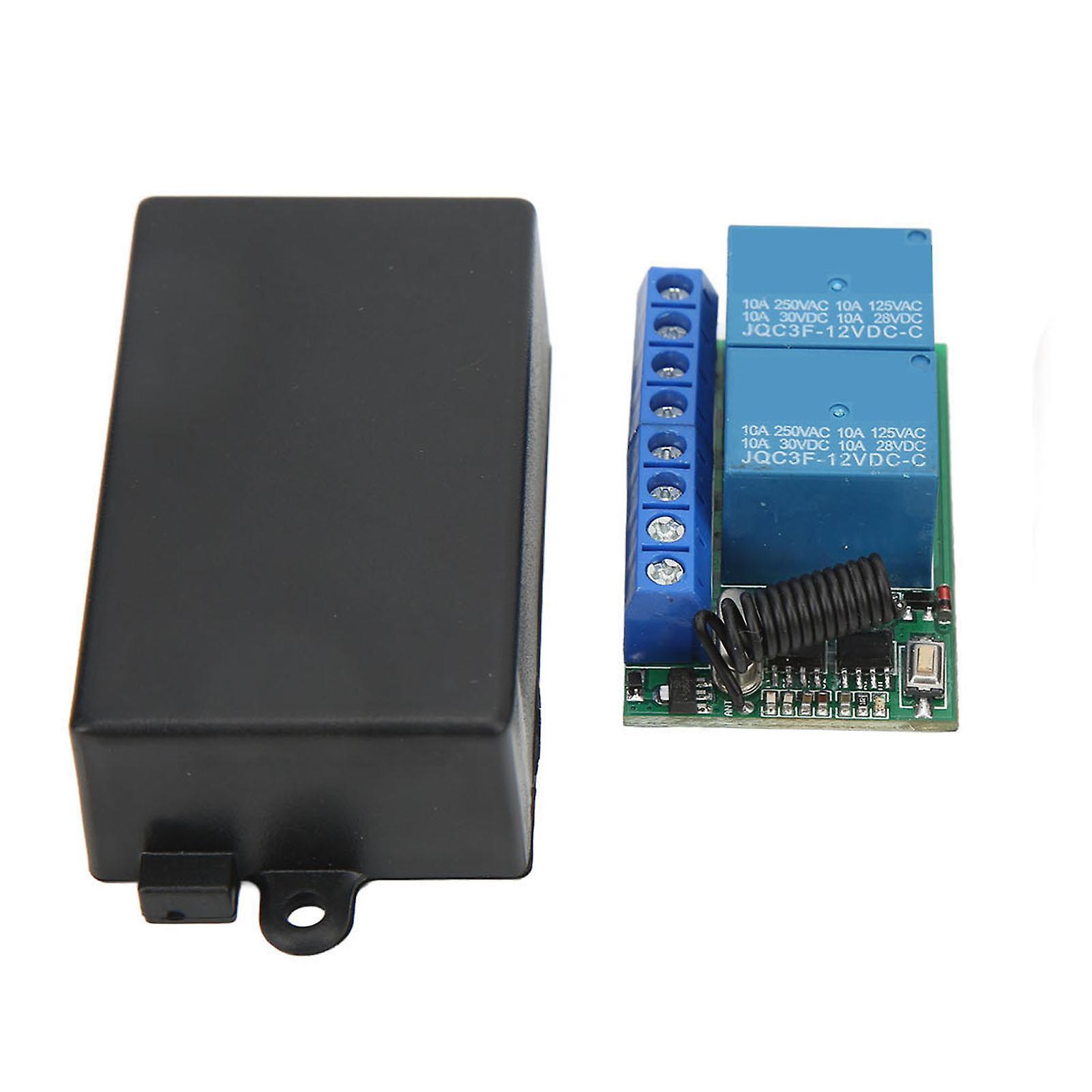 Wireless RF Remote Control Switch - High Sensitivity, Stable Signal, 3 Modes, DC 12V