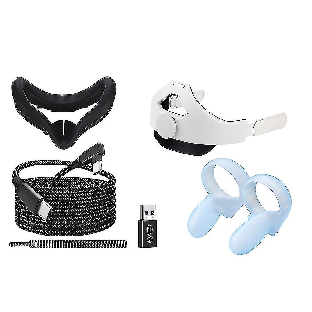 Virtual reality accessory for Oculus Quest 2 VR glasses comes with cable