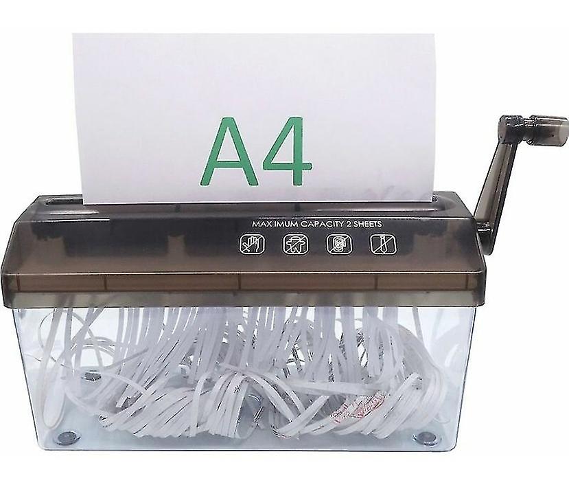 A4 Shredder - Portable manual document shredder for offices, schools, homes