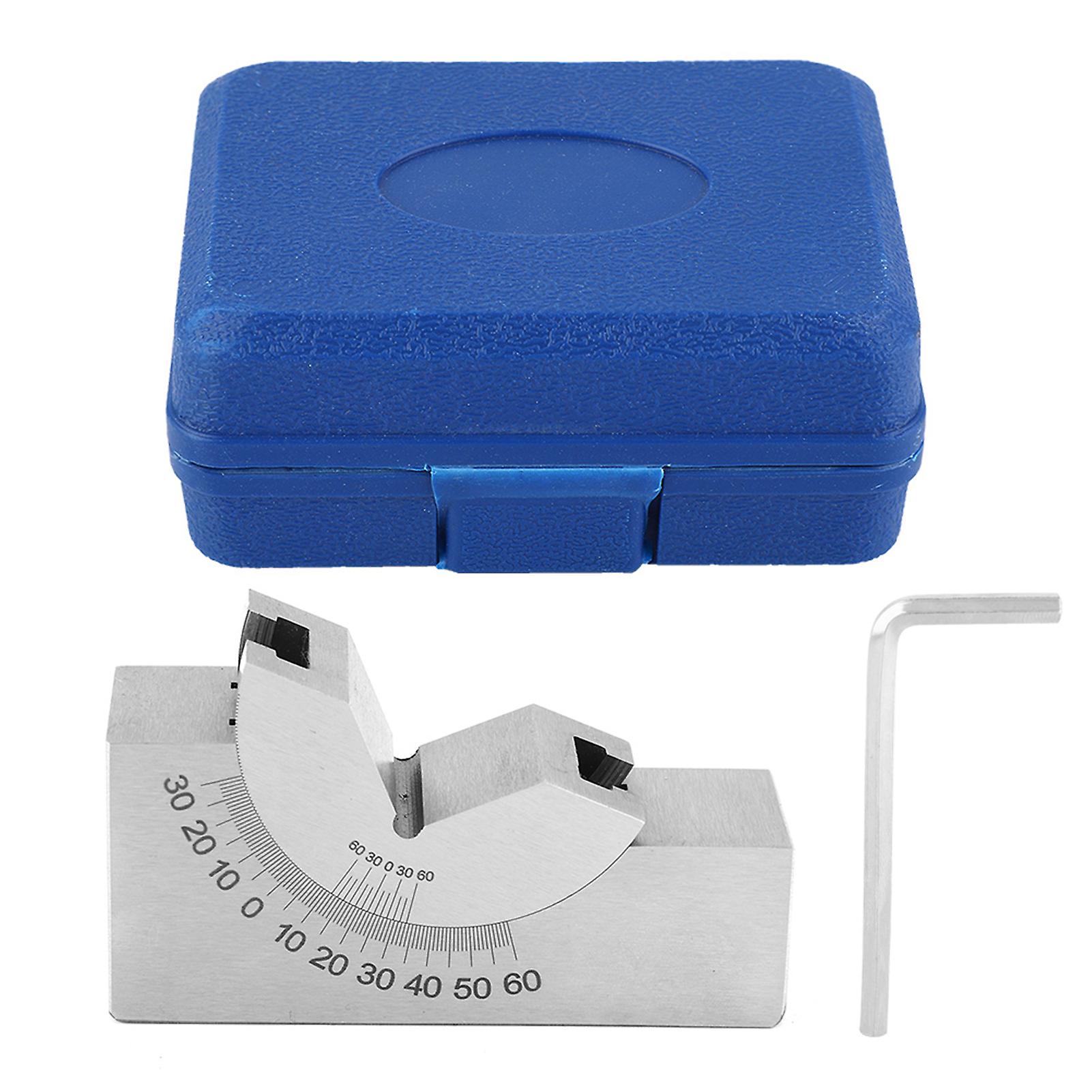 Steel Precision Micro Adjustable Angle V Block, Milling