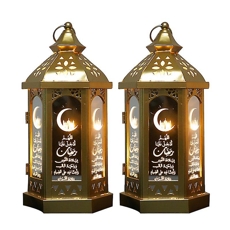 2pcs Iron Art Lantern
