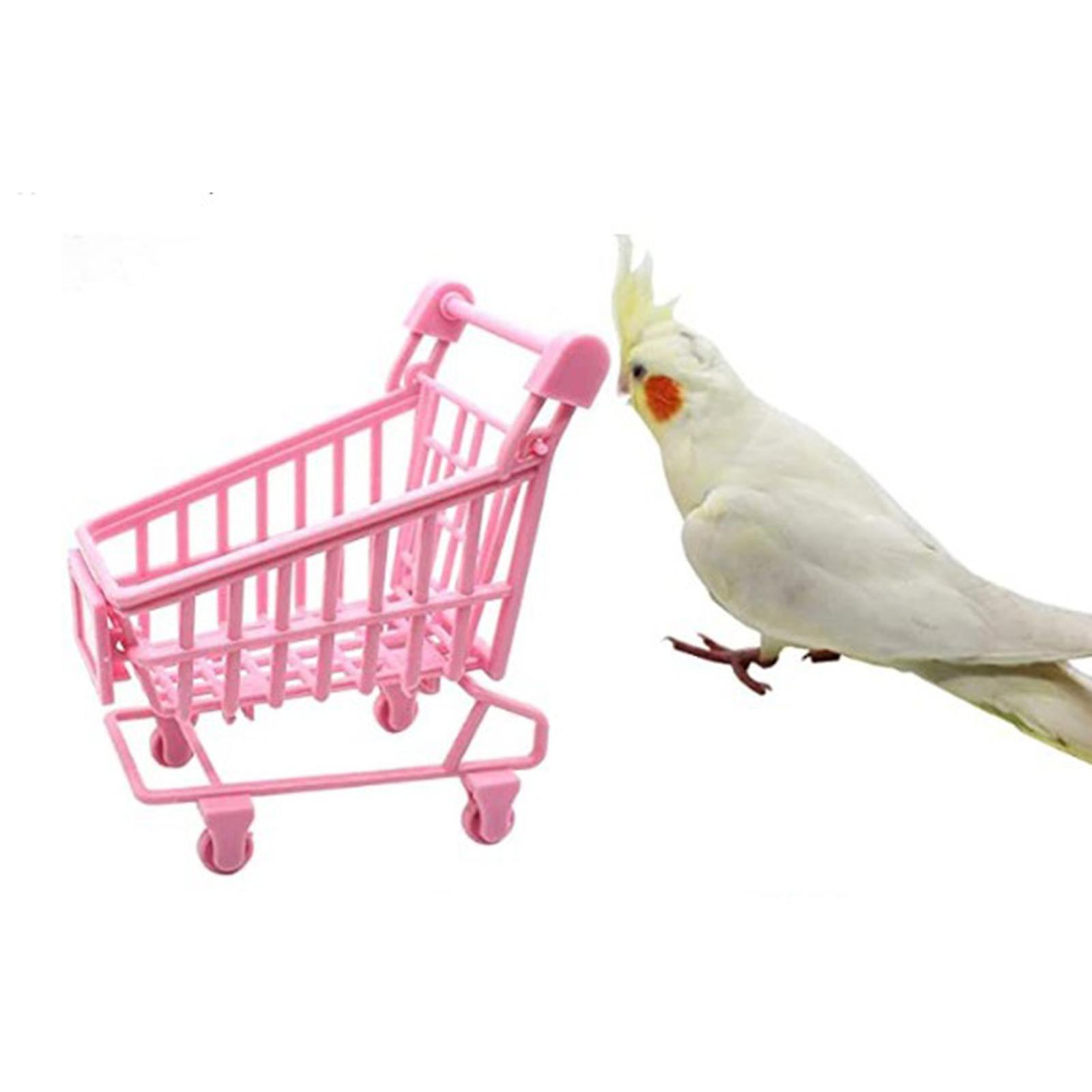 Bird Trolley Toys Parrot Parakeet Playing Table Toy Improve Intelligence