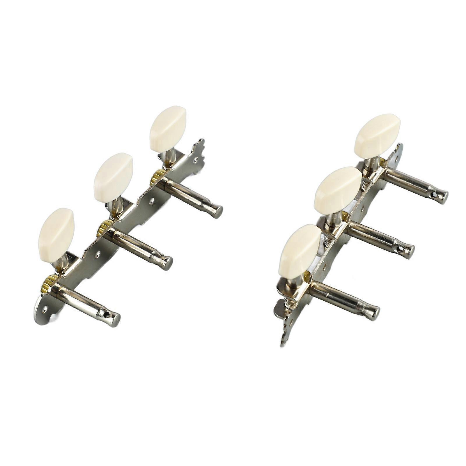 2Pcs Guitar String Tuning Pegs Keys Triple Classical Acoustic Machine Head Tuners Accessories 