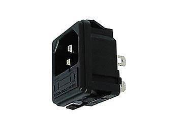 Velleman NETZSTECKER - CHASSISMONTAGE - MIT SICHERUNGSHALTER