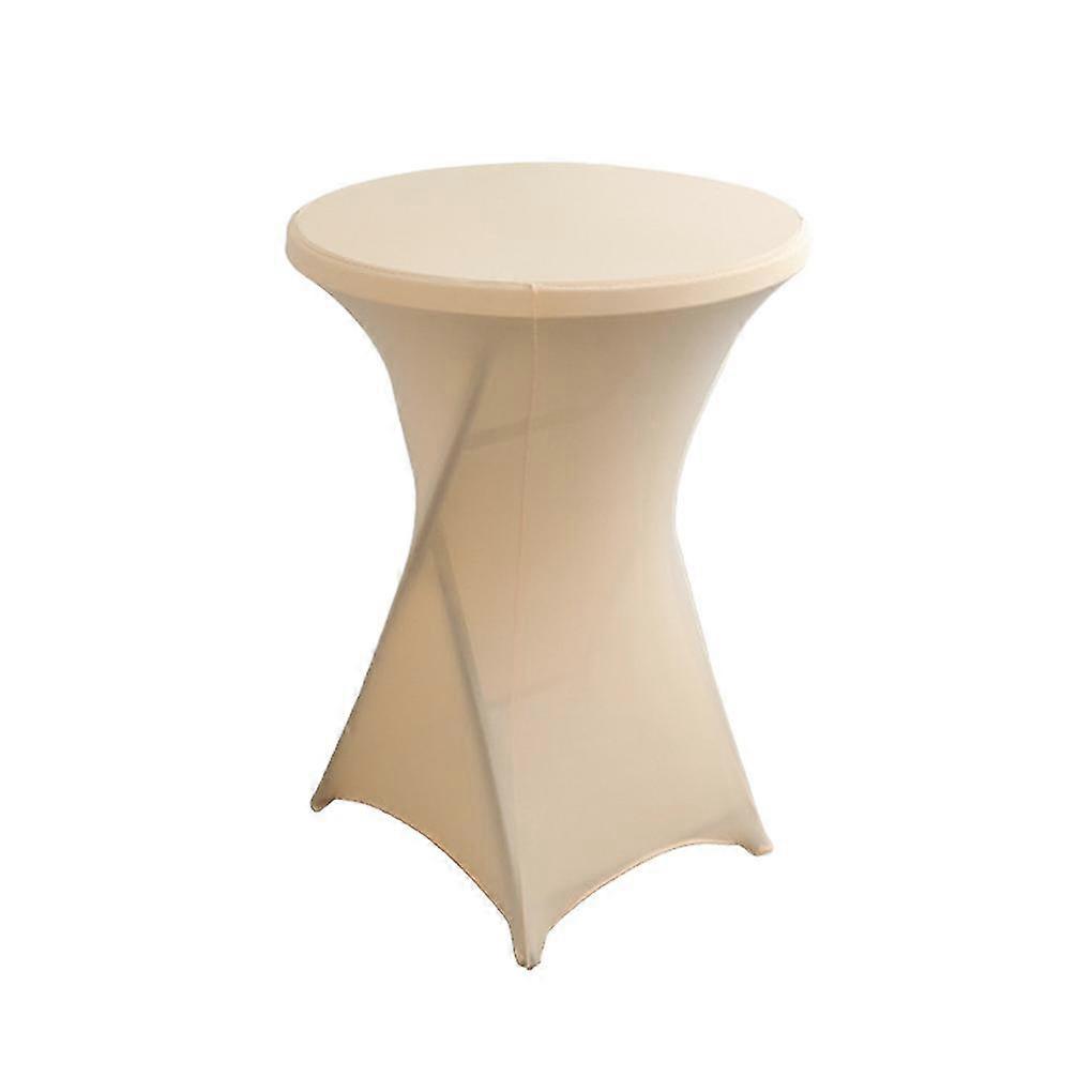 Polyester Round Elastic Tablecloth Wear-resistant And Dust-proof For