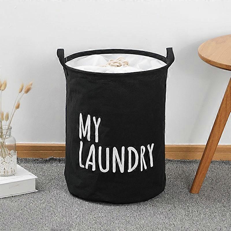Spacious Waterproof Laundry Basket - Durable Drawstring Design with Moisture-proof Liner, Stylish Printed Fabric for Organized Bathrooms, Bedrooms & D