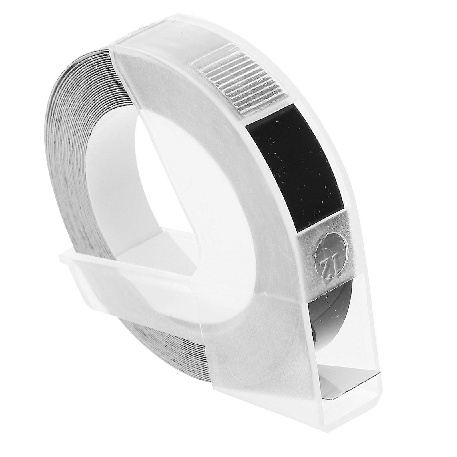 1 Roll of Embossing Label Tapes 3D Embossed Label Tapes Manual Label Tapes Labeling Tapes