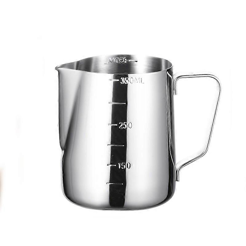 350 / 600ML Mesuring Café Latte Art Caneca Leite Frother Jarro Jarro de Aço Inoxidável Espresso Barista Jarro Pote de Leite Xícara de Café