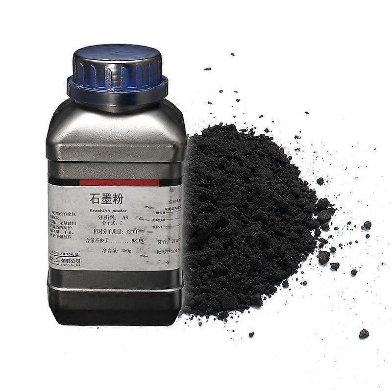 350 g schwarzes Graphitpulver in Militärqualität ultrafein 5 Mikron 99,9% ungiftiges neues hochwertiges Graphitpulver