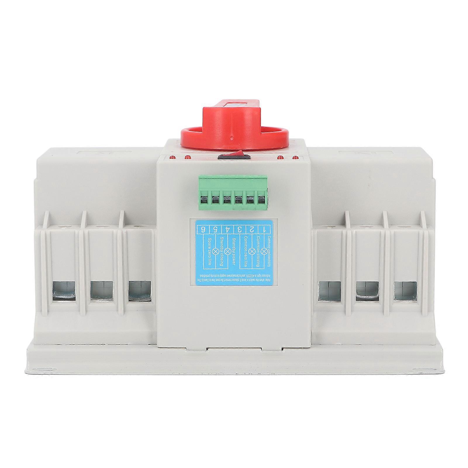 Dual Power Automatic Transfer Switch Mini ATS Dual Power Generator Changeover Switch 400V 100A