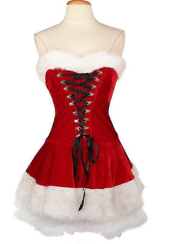 Adult Women's Christmas Romper Costume main image 1