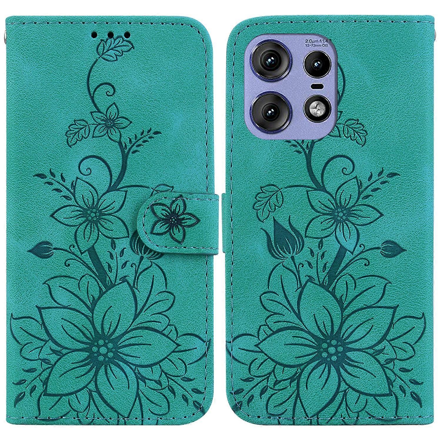 Embossed PU Case For Motorola Edge 50 Pro