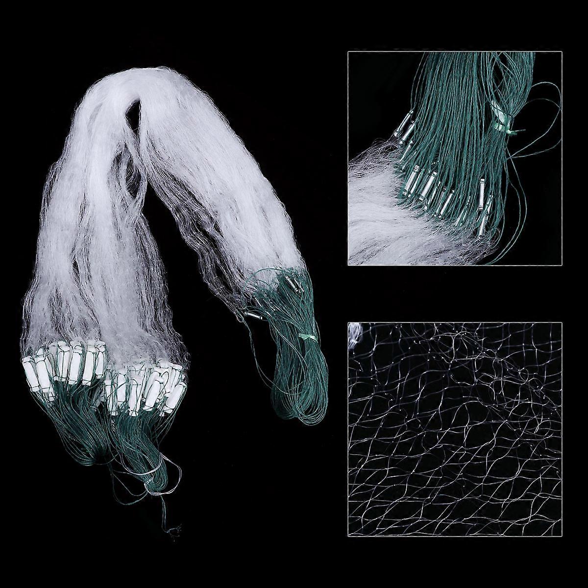 25m 1 طبقات الصيد شبكة حيدة الصيد الخيشومية شبكة مع تعويم الأسماك في الهواء الطلق الخيشومية فخ الصيد