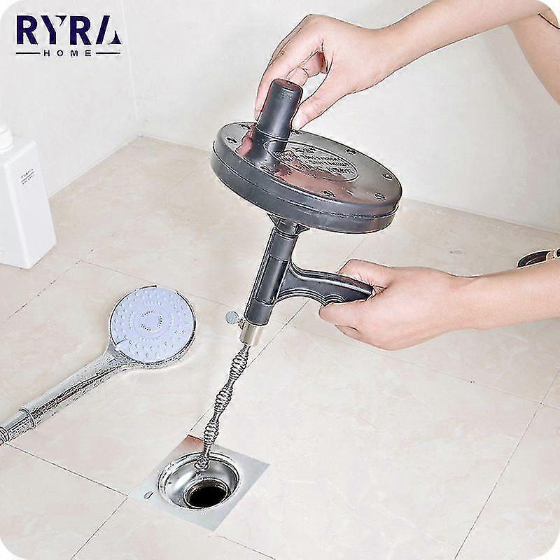 5 meter pijp plunjer handleiding badkamer bad afvoer ontstopping bekken verstopping