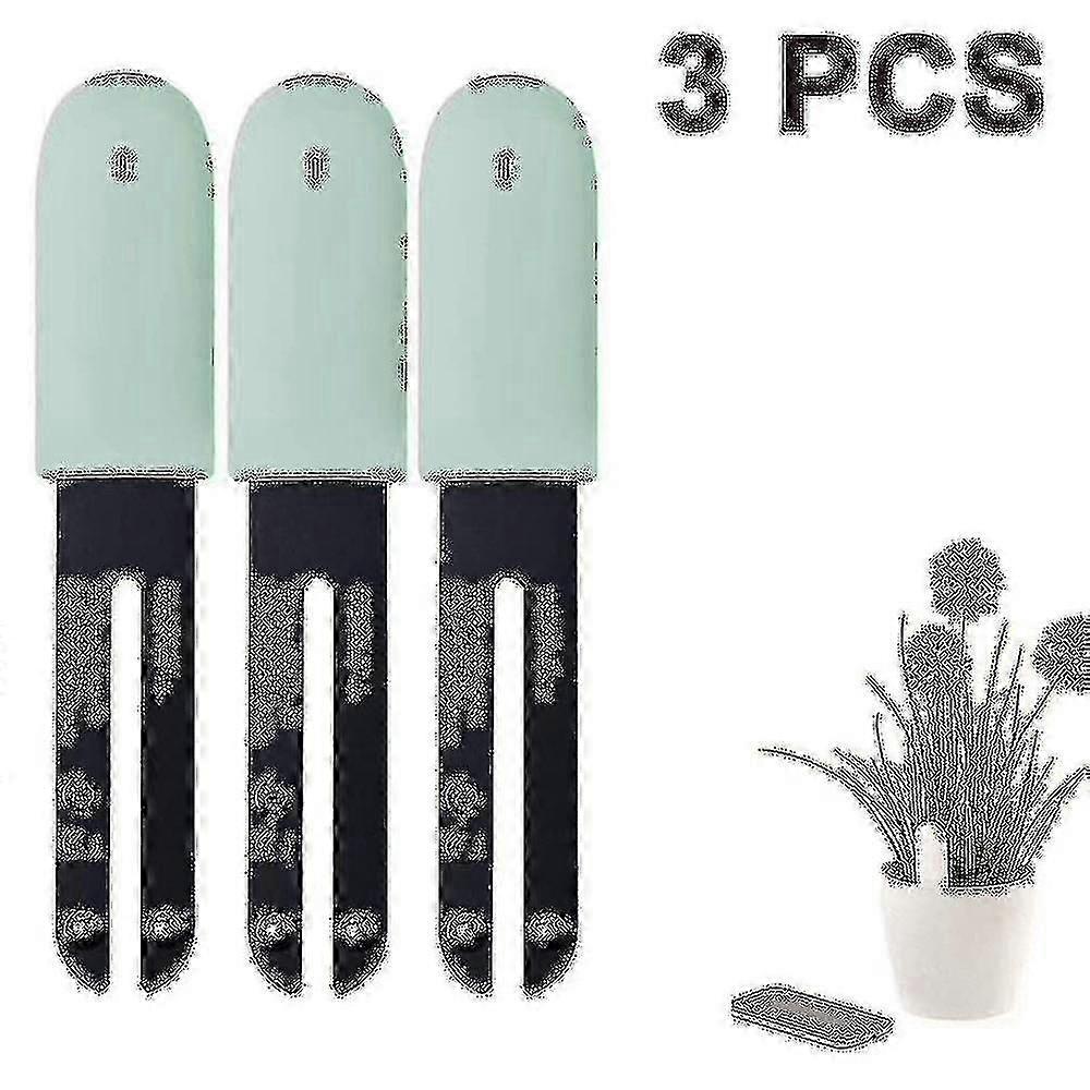 3 יחידות צמח צג חכם צמח גשש קרקע לחות מד בודק חומרי הזנה/טמפרטורה/אור שמש/לחות חיישן צמח גלאי פרח צמח טיפול עבור H