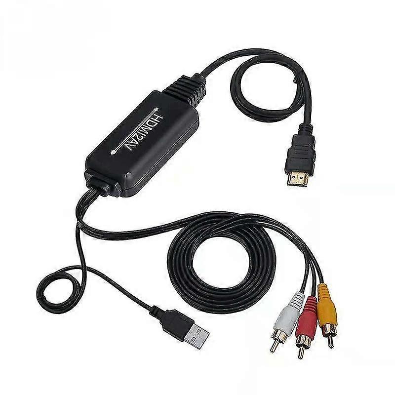 Rca Hdmi Av Adaptador Rca To Hdmi Converter, Av To Hdmi Cable, Rca