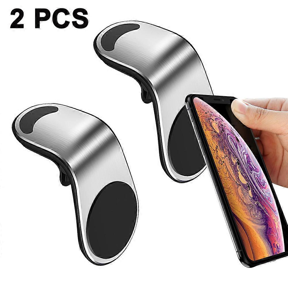 Suporte magnético para telefone para carro (2 pacotes), suporte magnético universal para telefone para celular de 3,5-7 polegadas