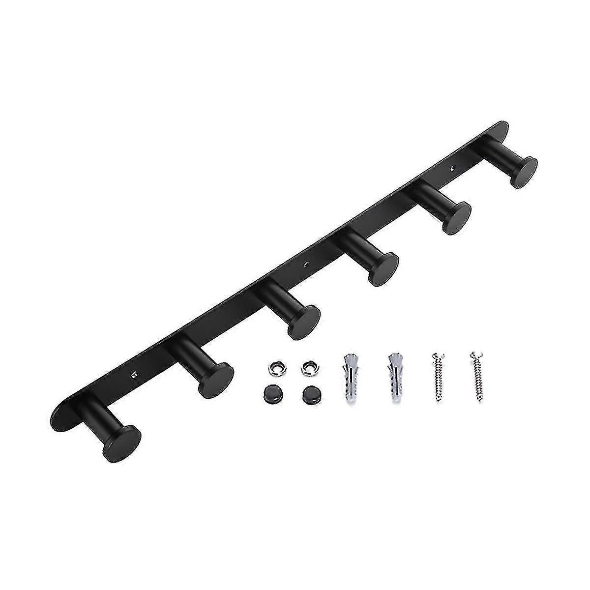 Towel Hook, Bath Hook Rack With 6 Hooks Bed Coat Hook