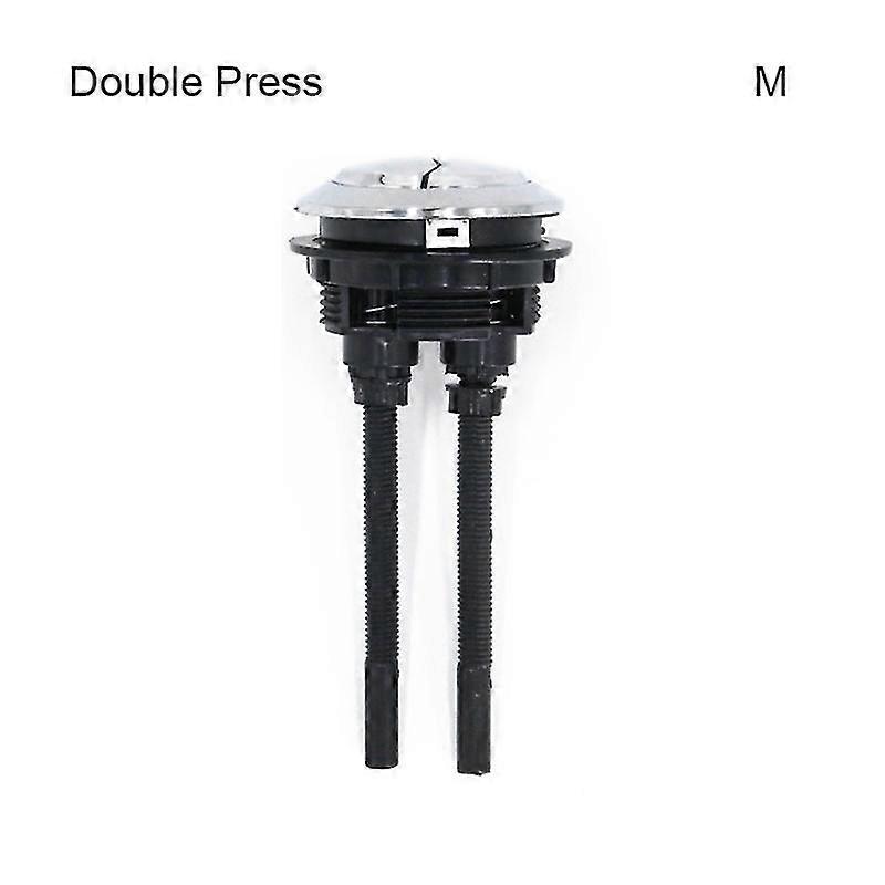 Dual Flush Toilet Commode Water Tank Push Button Tool Durable High Quality