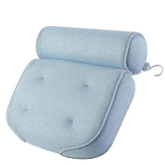 Bath Pillow For Neck And Back Support With Strong Suction Cups