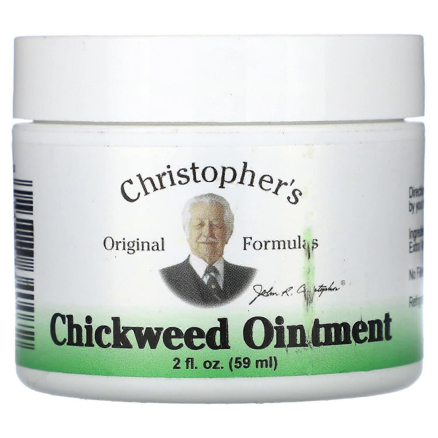 Christopher's Original Formulas, Chickweed Ointment, 2 fl oz (59 ml)