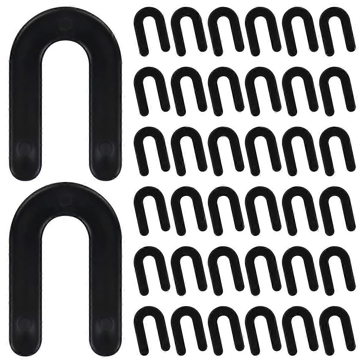 Tile Leveling System Tile Spacer 1/4 Inch, Horseshoe Spacer U Shape Plastic Tile Leveling Clip, 300