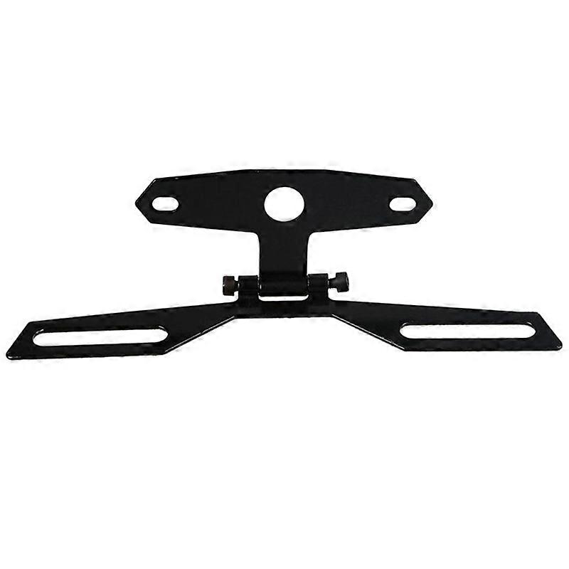 Motorcycle License Plate Bracket Taillight Fixed Folding Number Plate Frame Hold