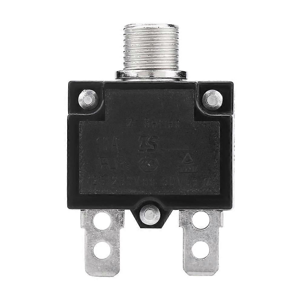 10A 125/250V Reset Thermal Switch Circuit Breaker Overcurrent Overload Protector for Generator