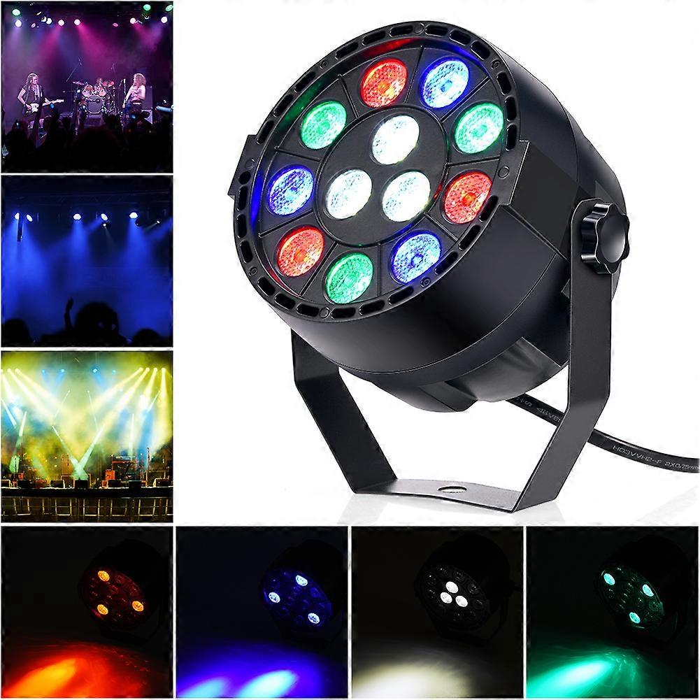 LED PAR Light, EBTOOLS 12 LED Bühnenlicht mit RGBW Color, DMX, Strobe und Sound Active Mode