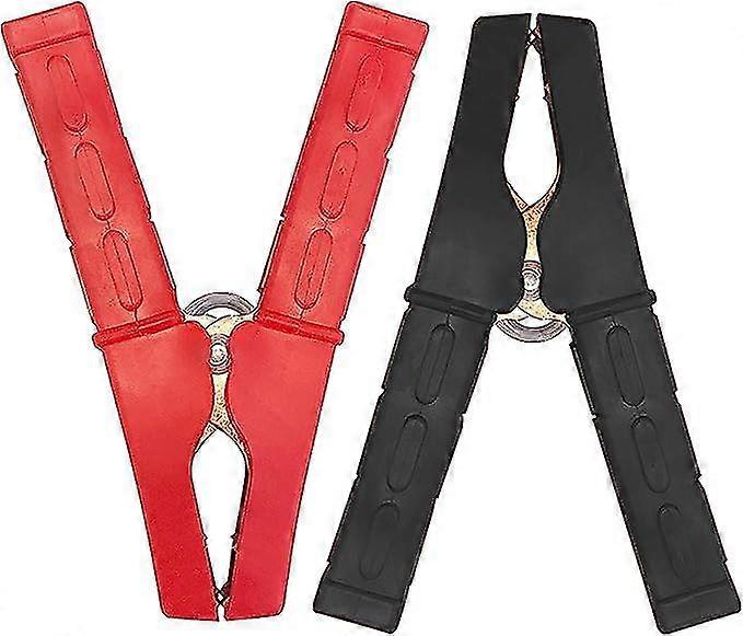 2pcs Alligator Clips, Insulated Jumper Cable Clips