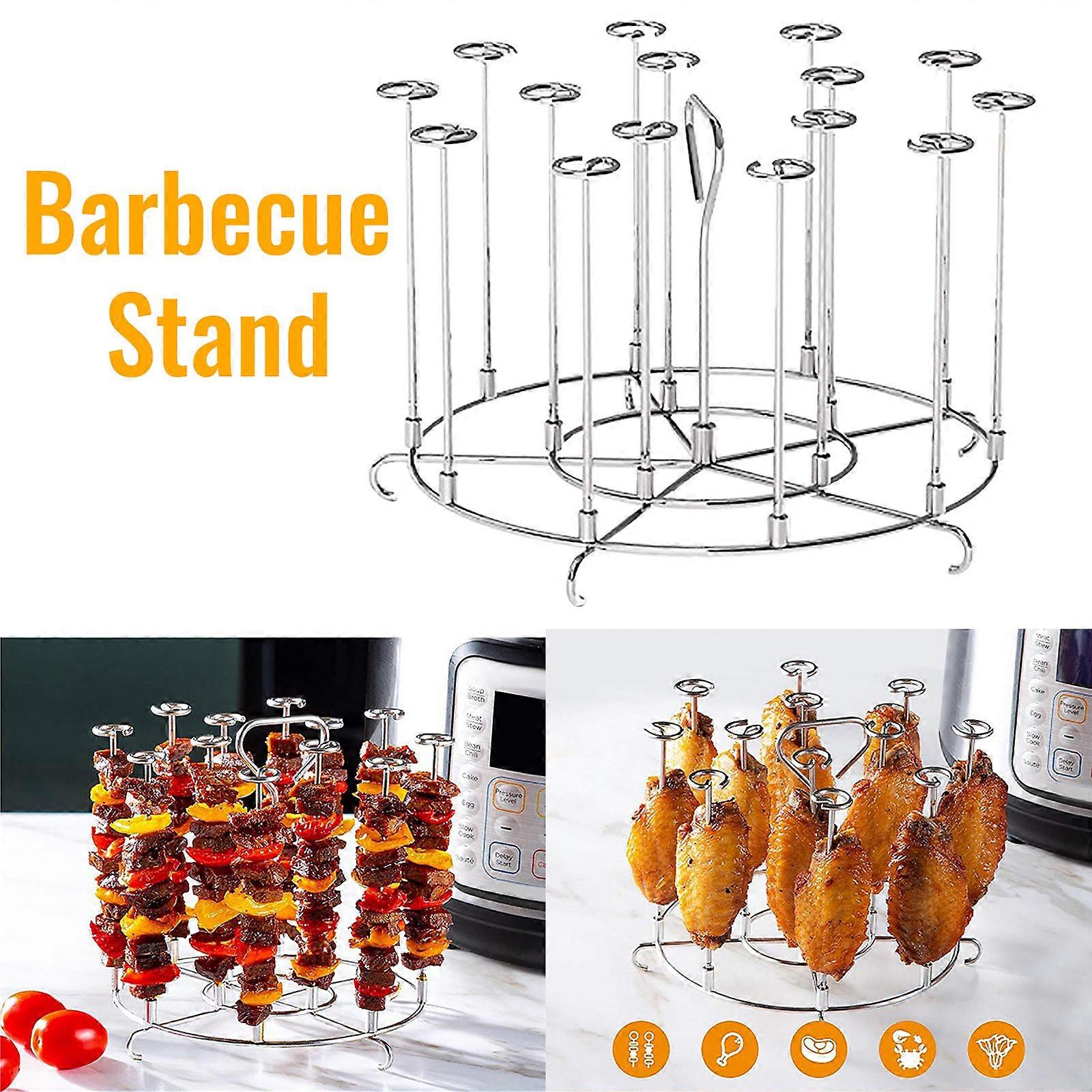 Brazing Dehydration Rack Skewer Vertical Grill Bracket Fryer Accessories Great Taste