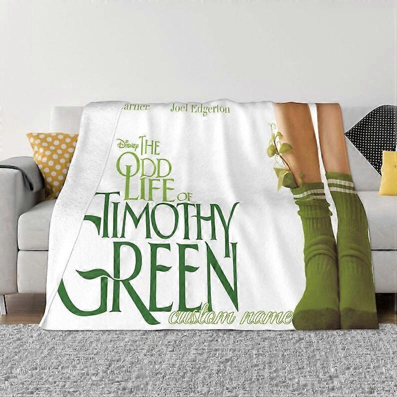 Two Layers Blanket The Odd Life Of Timothy Green Custom Name Printed Bedspread Sofa Covers Travel Camping Blanket Christpigdz309