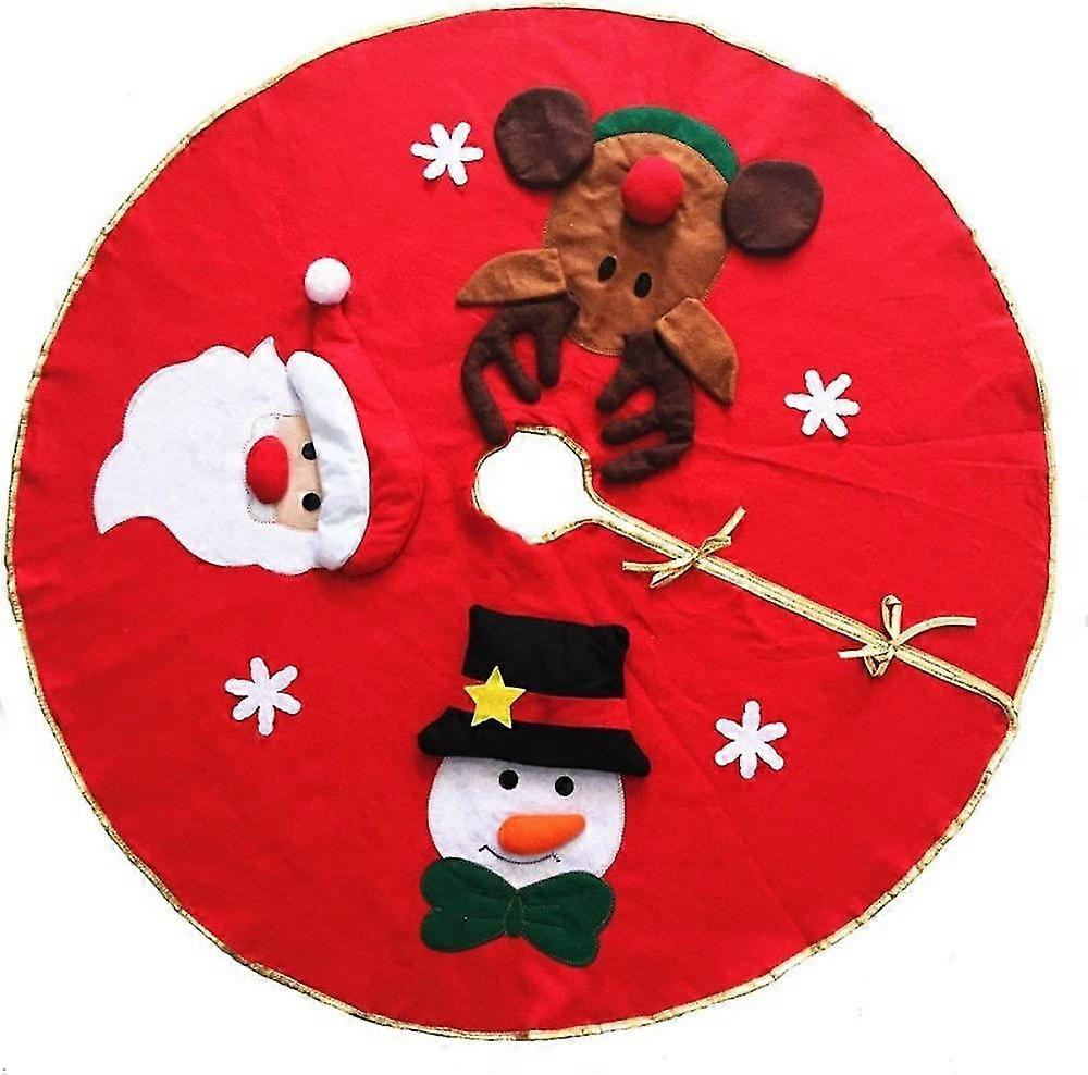 1pc 106cm Elk Christmas Tree Skirt