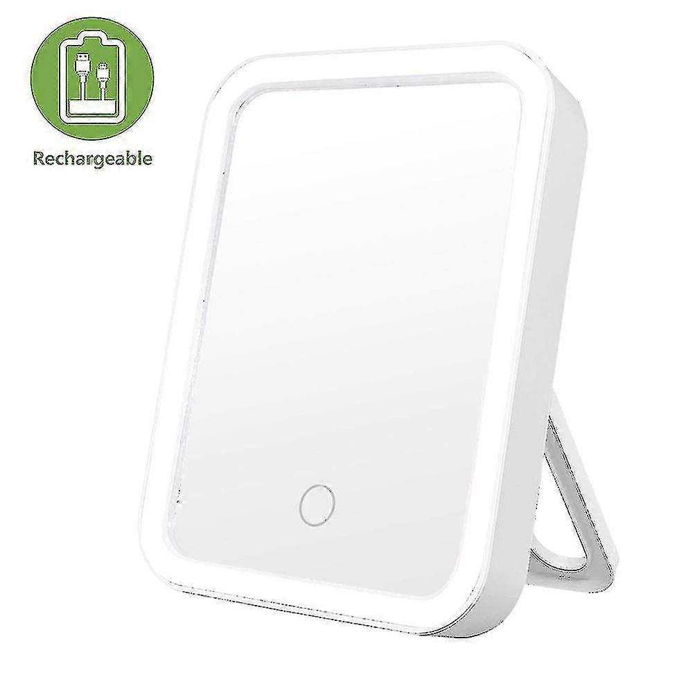 Portable Makeup Mirror Large Mirror Cordless Lighted Mirror For Travel
