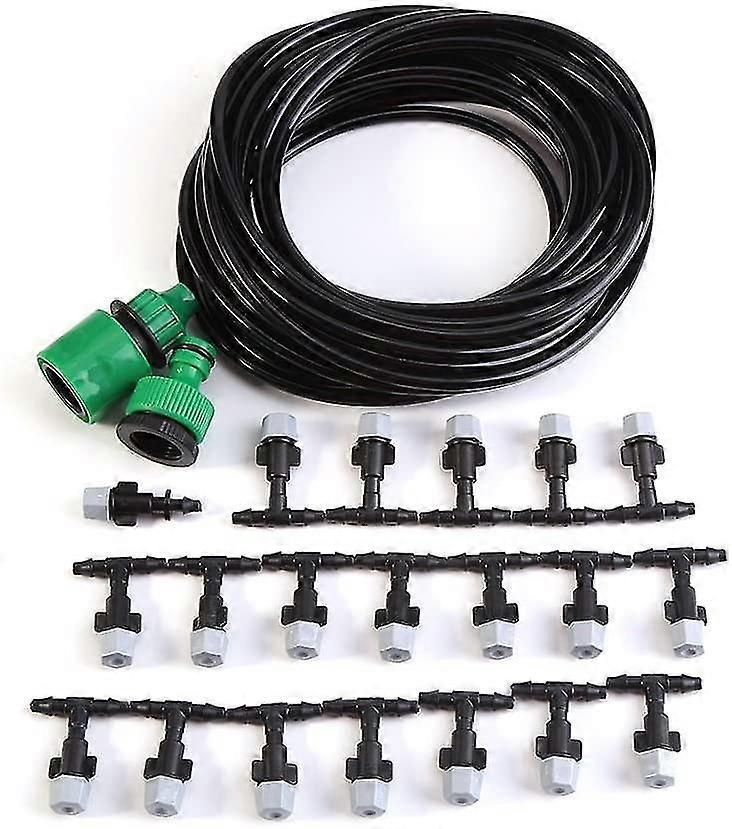 Automatic Drip Watering System Irrigation Set Faucet Connector With Nozzles