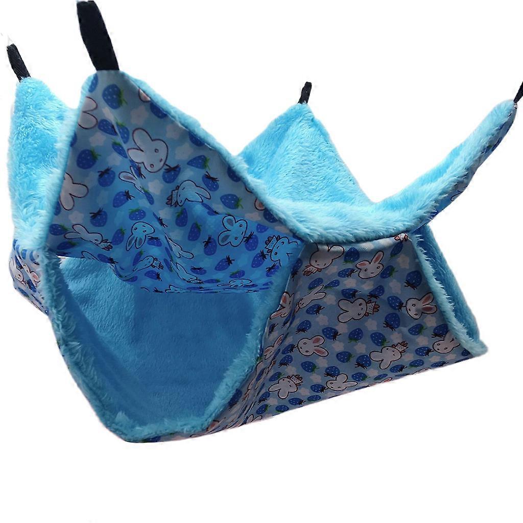 Practical Small Pet Hanging Hammock Double Layer Glider Sleeping Pet Bed Warm