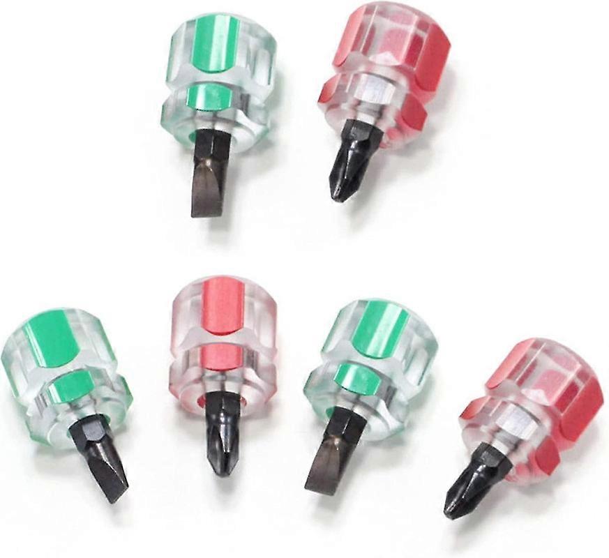 6pcs Small Screwdriver Set, Multi-function Phillips Screwdriver And Flat Head, Carpenter Tools