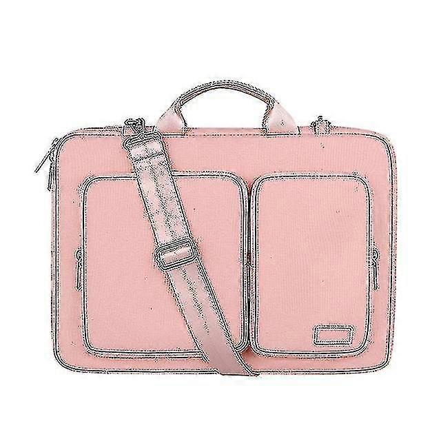 Waterproof Laptop Bag Notebook Shoulder Bag Briefcase Thick Interlayer Side Opening