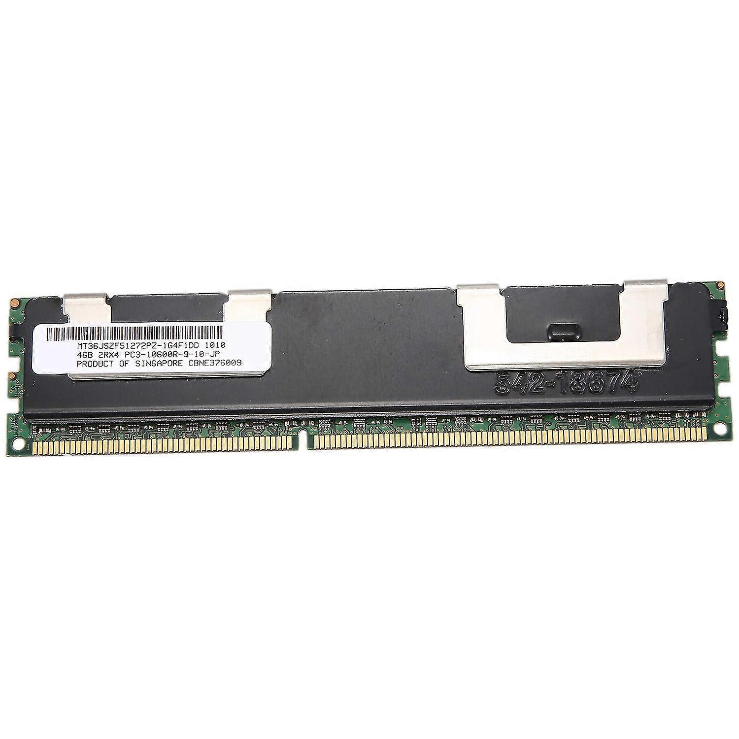 4gb Ddr3 Memory Ram Pc3-10600r 1333mhz 2rx4 1.5v Ecc 240-pin Server Ram Mt36jszf512772pz