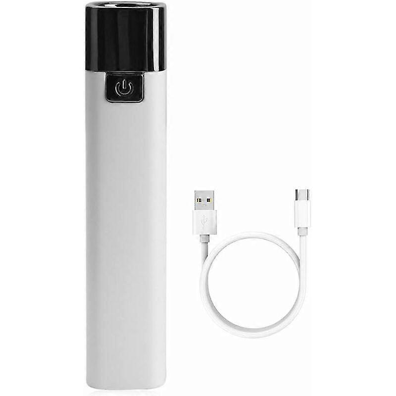 Mini LED Flashlight - Super Bright Zoom - 4 Modes, White