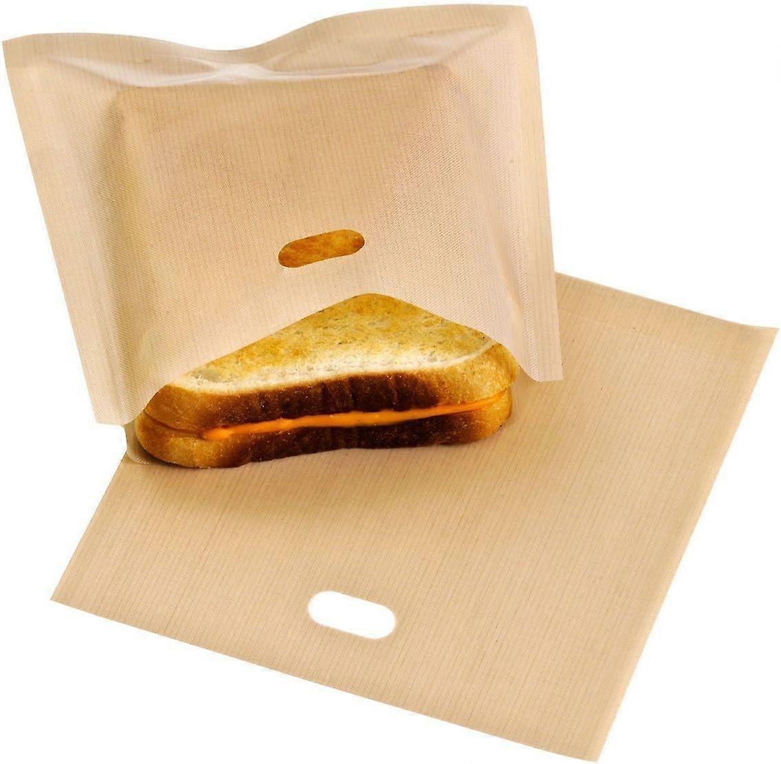 Toaster Bag Reusable 100 Uses Nonstick Sandwich, 2 Pack