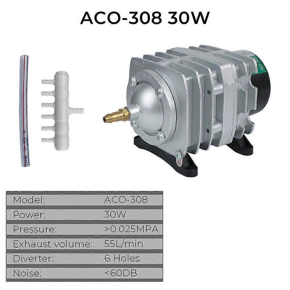 משאבת אוויר אקווריום 35W 45W עבור משאבת מדחס אוויר אלקטרומגנטית לבריכה ACO-308 ACO-318 משאבת אוורור אוויר תקע האיחוד האירופי