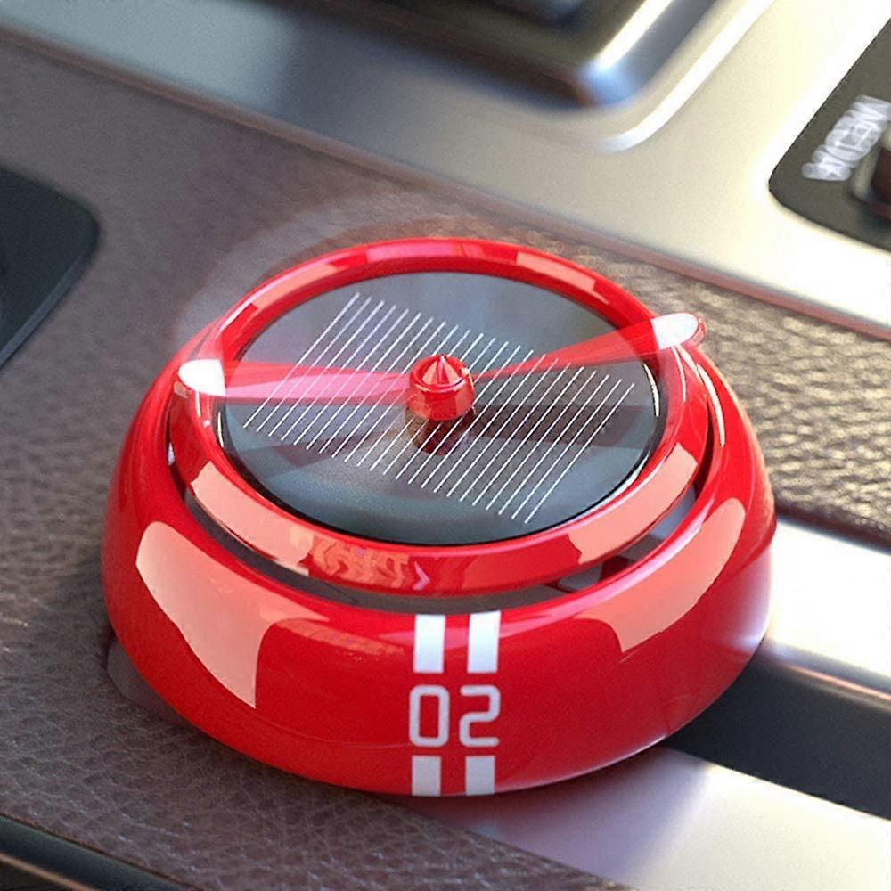 bil luftfrisør solenergi roterende köln bil aromaterapi diffusor interiør dekorasjon