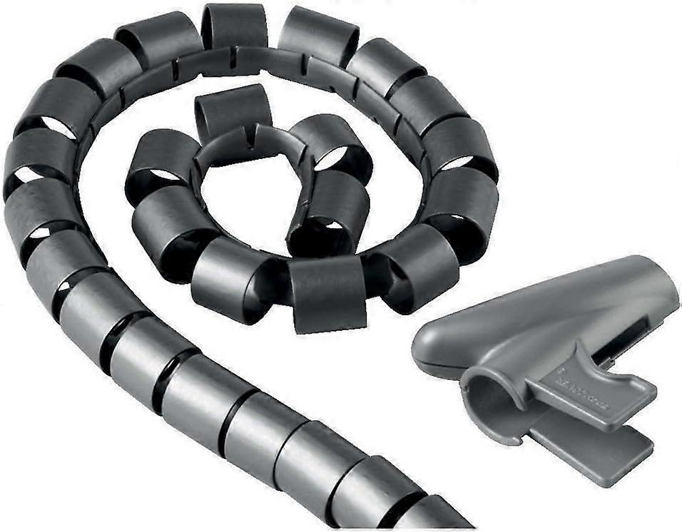Gray cable cover 2 m